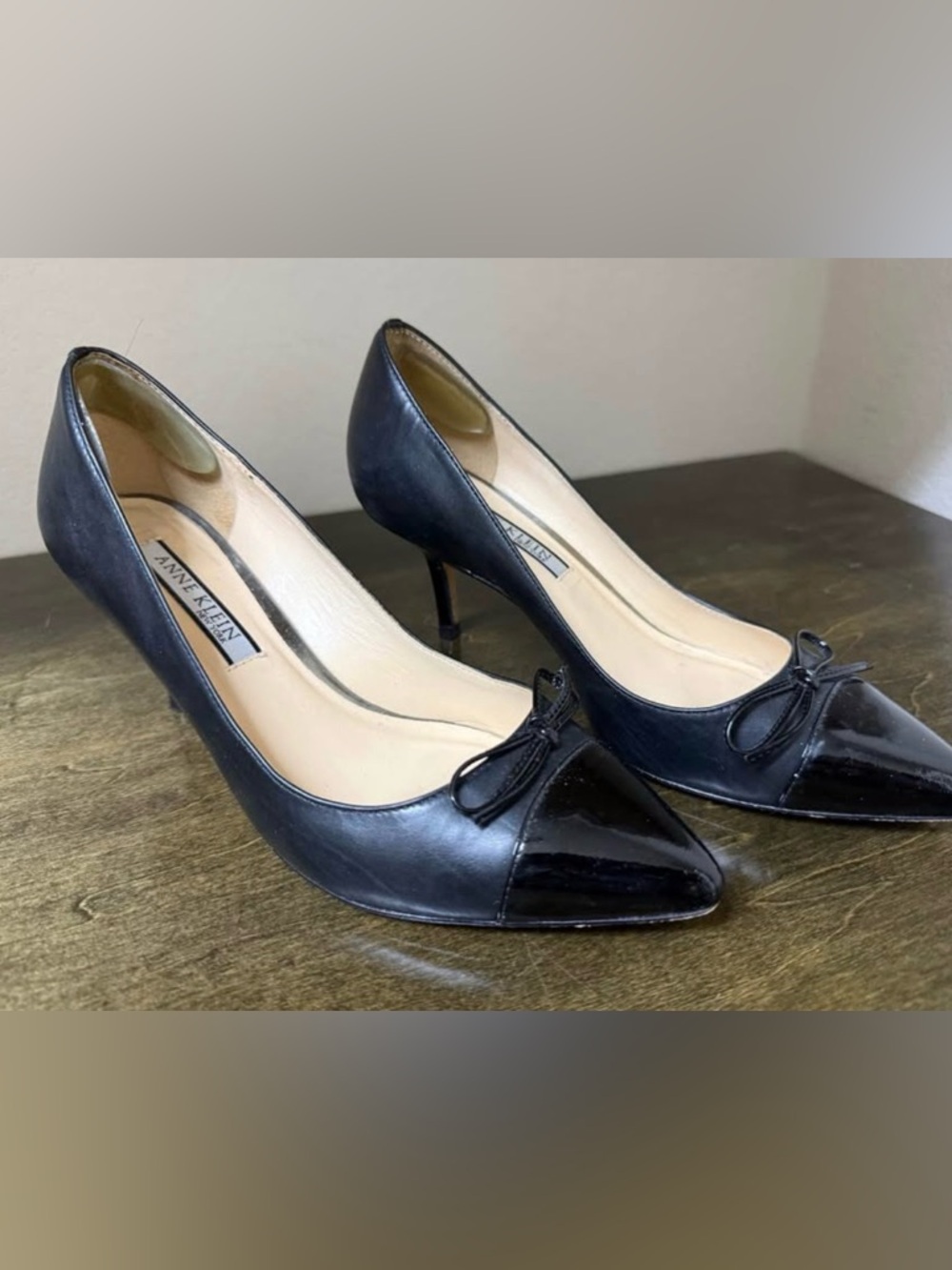Anne Klein New York Black High Heels 6.5M
